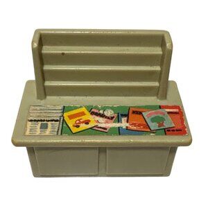 Little People Sesame Street Mr. Hoopers Newsstand '70s Fisher Price
